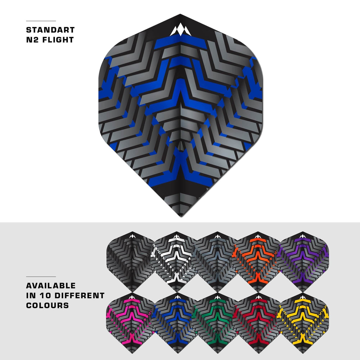 Mission Vex Dart Flights - 100 Micron - No2