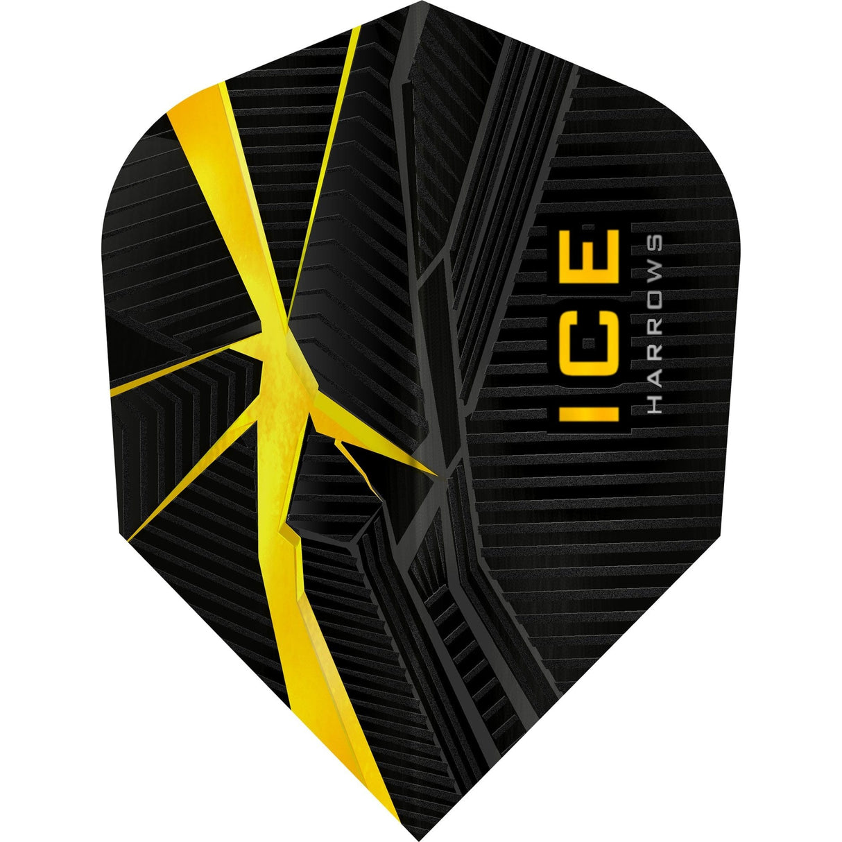 Harrows ICE Recut Dart Flights - No6 - Std Yellow