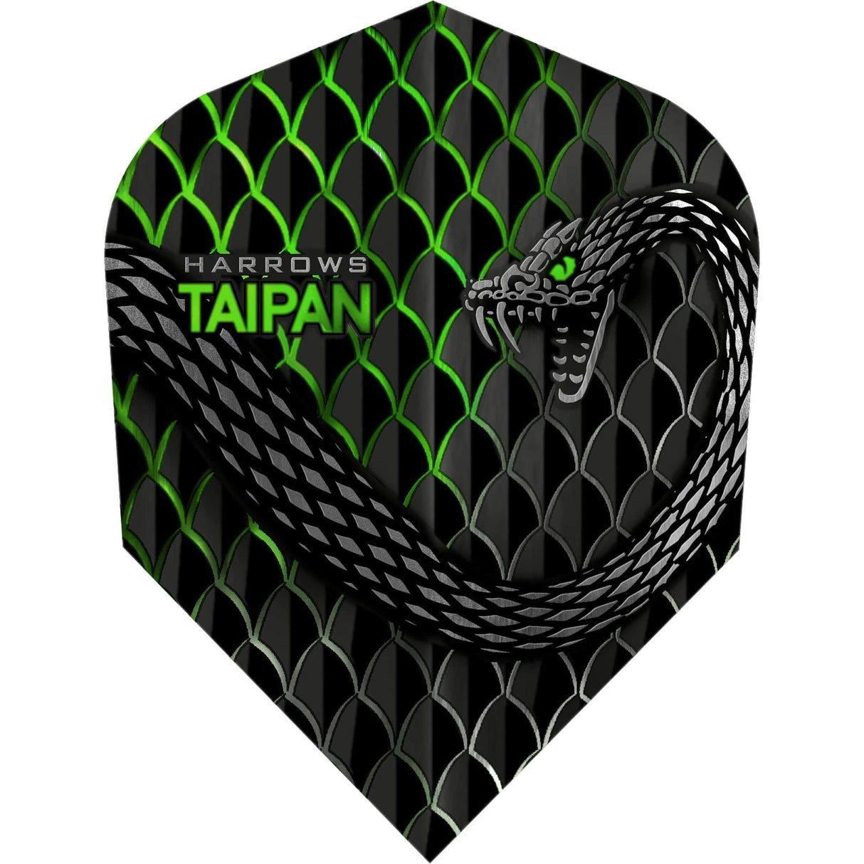 Harrows Taipan Dart Flights - No6 - Std Green