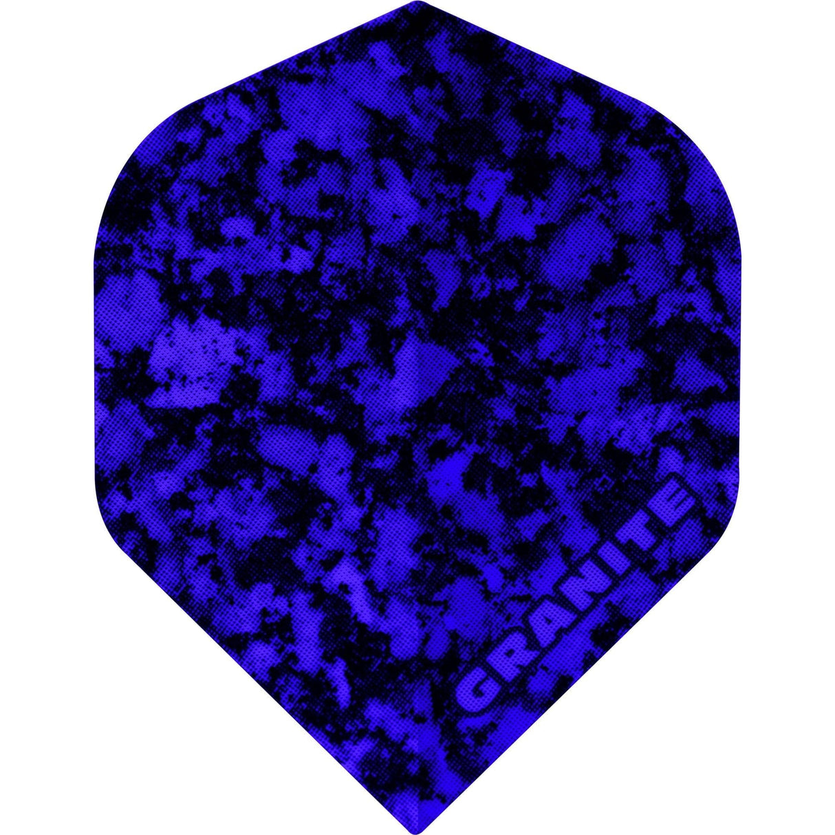 *Ruthless - Rock Hard Granite - Dart Flights - 100 Micron - No2 - Std Blue