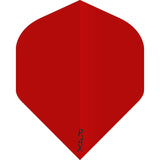 Ruthless R4X - Transparent - Dart Flights - 100 Micron - No2 - Std Red