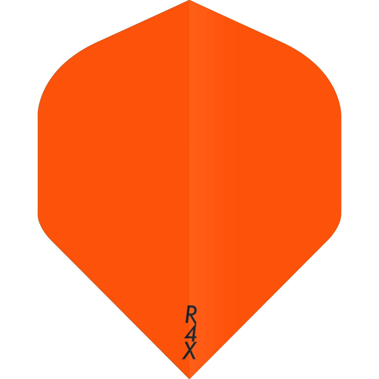 Ruthless R4X - Transparent - Dart Flights - 100 Micron - No2 - Std Orange