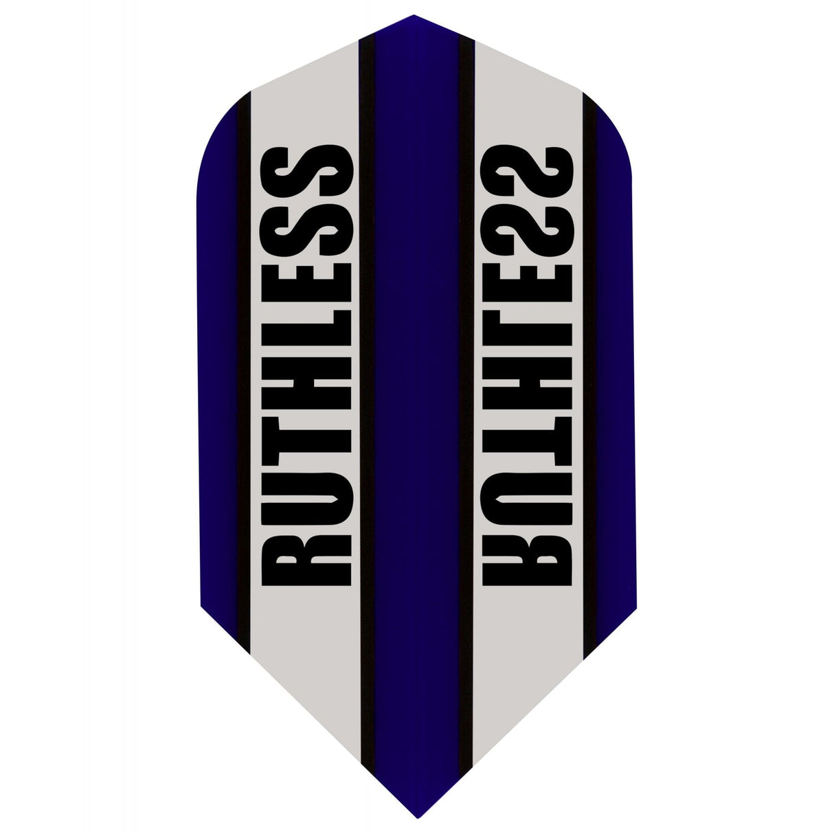 Ruthless - Clear Panel - Dart Flights - 100 Micron - Slim Blue