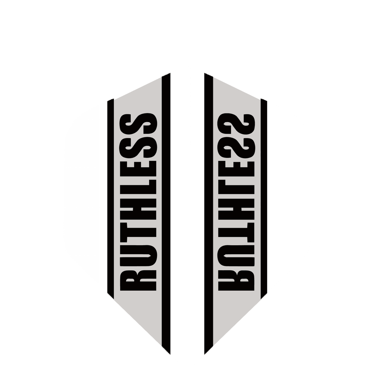 Ruthless - Clear Panel - Dart Flights - 100 Micron - Mini - Std Clear