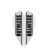 Ruthless - Clear Panel - Dart Flights - 100 Micron - Mini Retro White