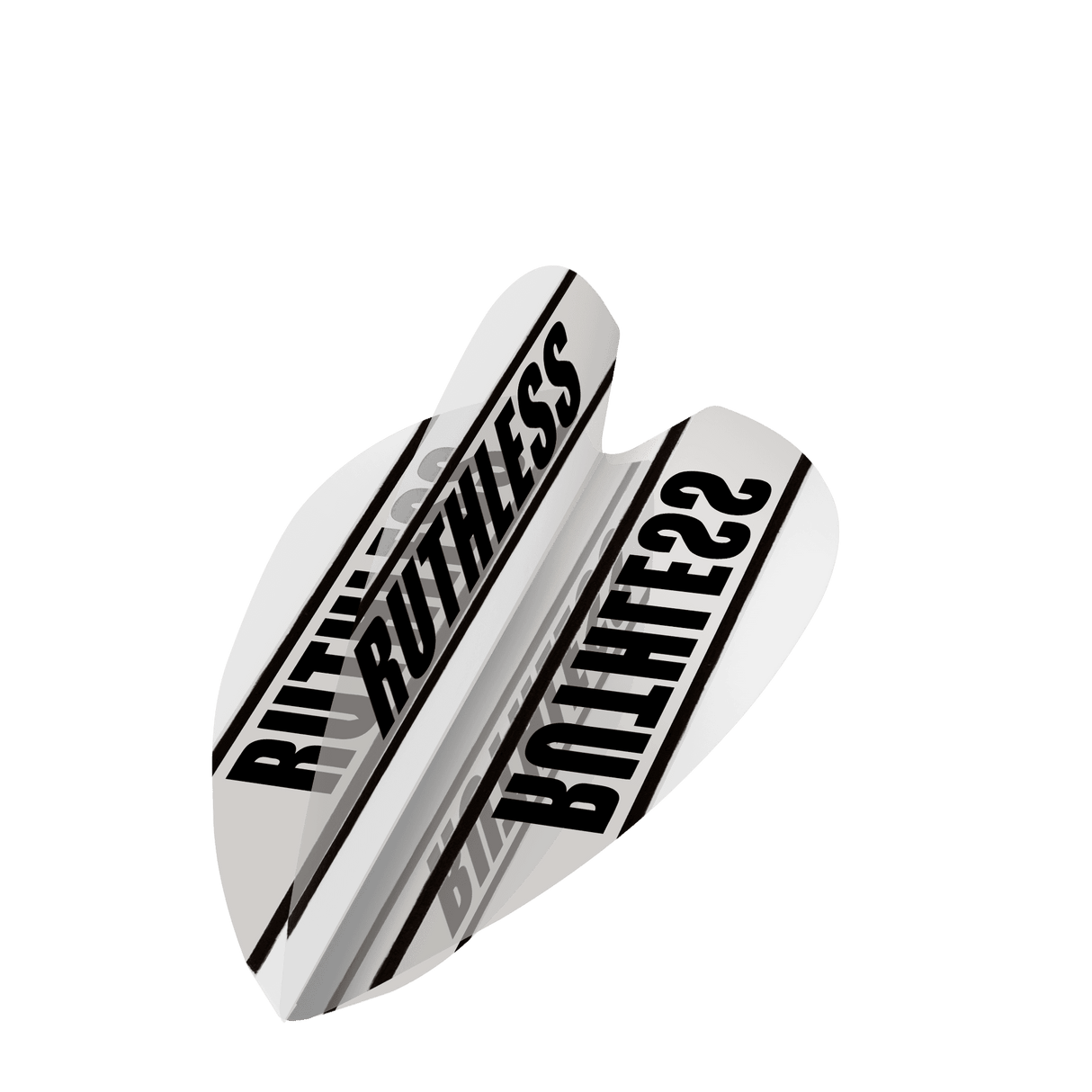 Ruthless - Clear Panel - Dart Flights - 100 Micron - Mini Retro