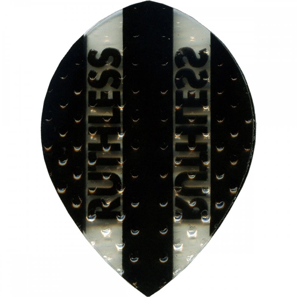 Ruthless - Clear Panel Embossed - Dart Flights - 100 Micron - Pear