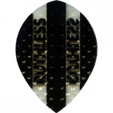 Ruthless - Clear Panel Embossed - Dart Flights - 100 Micron - Pear