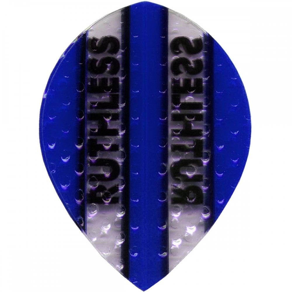 Ruthless - Clear Panel Embossed - Dart Flights - 100 Micron - Pear