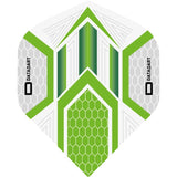 Datadart Dart Flights - Hex - No2 - Std - Grey Grey Green