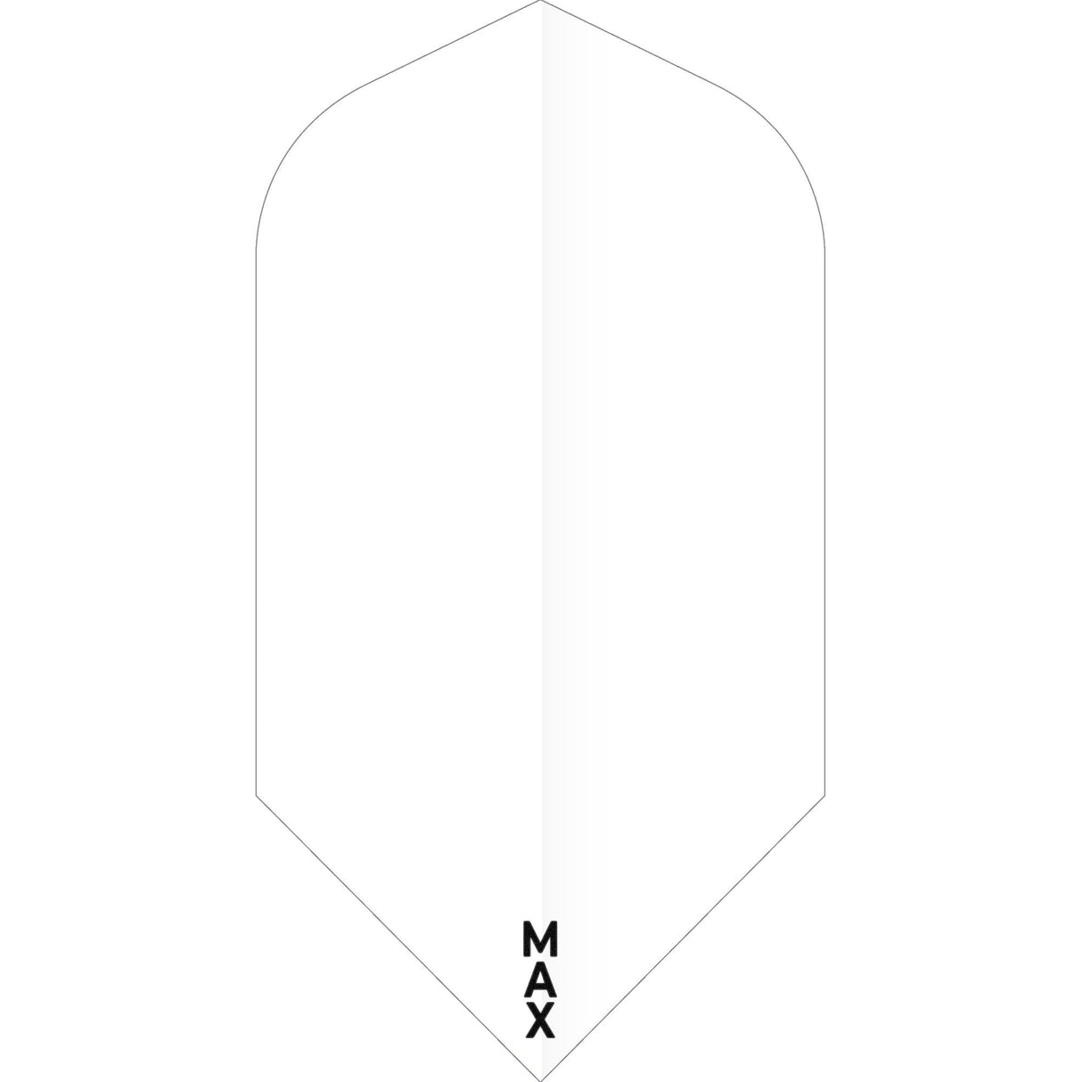 McCoy Power Max Dart Flights - 150 Micron - Slim - Solid White