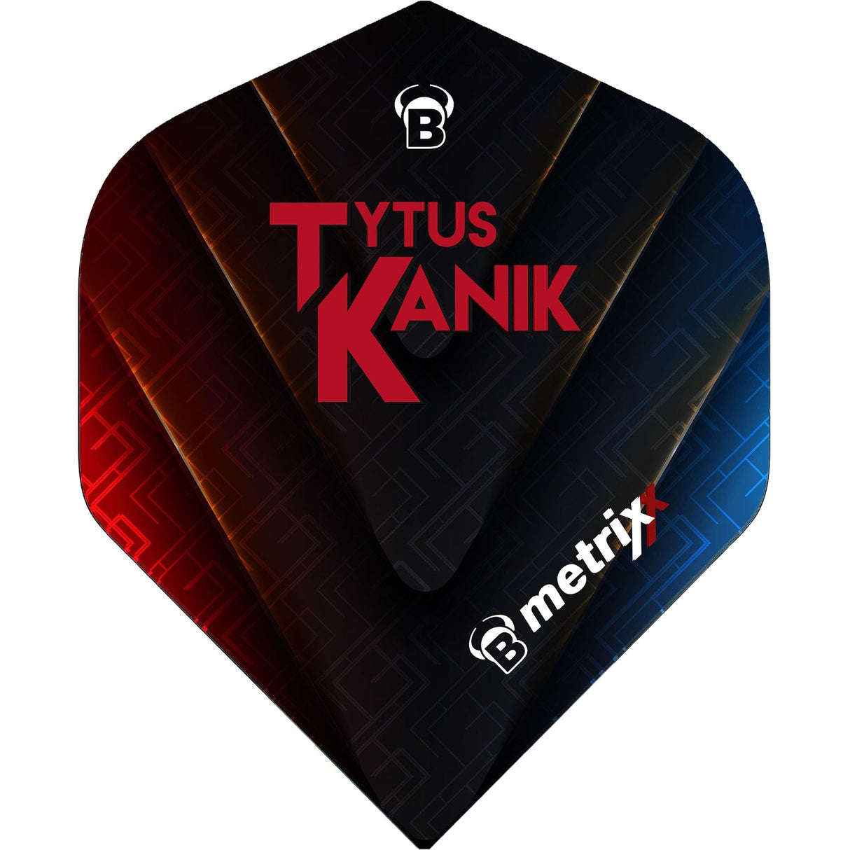 BULL'S Metrixx Dart Flights - 150 Micron - A-Std - Tytus Kanik