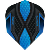 Legend Infinity Dart Flights - 100 Micron - No2 - Std Aqua Blue