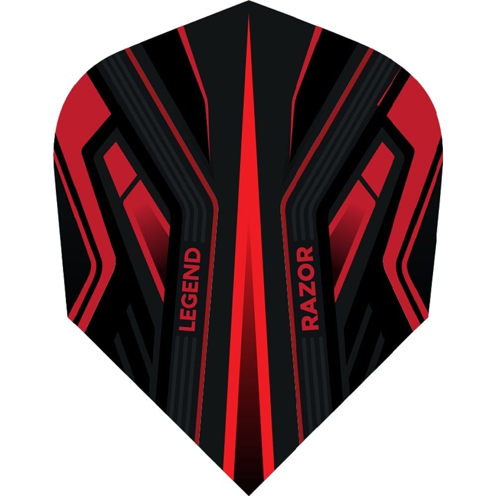 Legend Razor Dart Flights - 100 Micron - No2 - Std Red