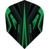 Legend Razor Dart Flights - 100 Micron - No2 - Std Green