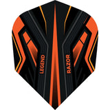 Legend Razor Dart Flights - 100 Micron - No2 - Std Orange