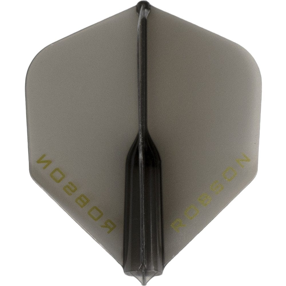 Robson Plus Dart Flights - for all flights - Std No2 - Crystal Black