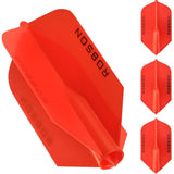 Robson Plus Dart Flights - for all shafts - Slim Red