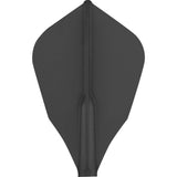 *Cosmo Darts - Fit Flight - Set of 6 - W Shape Black