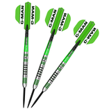 Mission Graham Hall Darts - Steel Tip - 90% - Black & Green