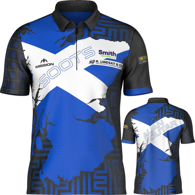 Mission Player Dart Shirt - Alan Soutar - Soots - Tartan