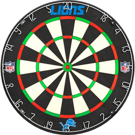 NFL - Professional Dartboard - Official Licensed - Detroit Lions