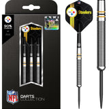 NFL - Steel Tip Tungsten Darts - Official Licensed - Pittsburgh Steelers - 24g 24g