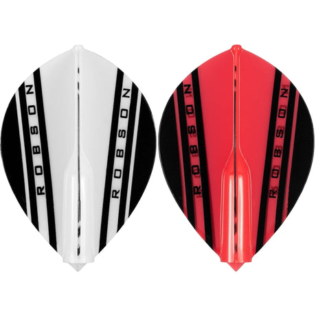 Robson Plus Dart Flights - for all shafts - Pear - V