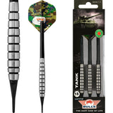 Bulls Tank Darts - Soft Tip Nickel Silver - Style B 18g