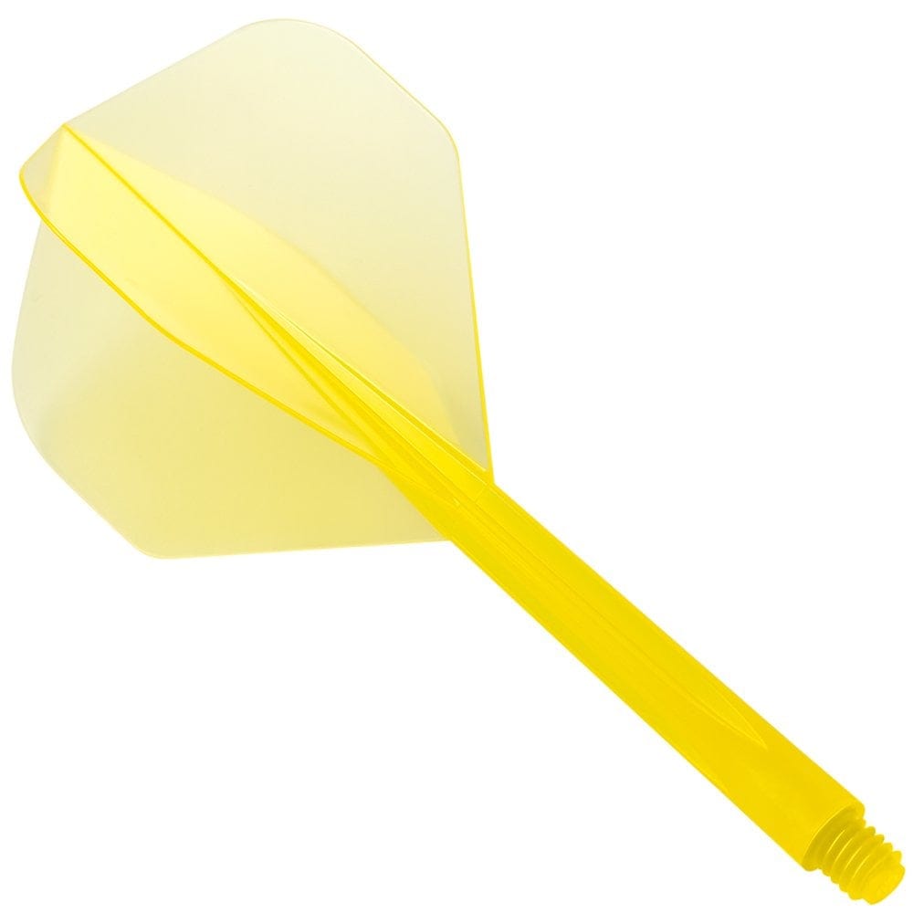 Condor Dart Flights - Zero Stress - Standard - Clear Yellow Long