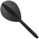 Condor Dart Flights - Zero Stress - Teardrop - Black Long