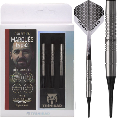 Trinidad Pro - Soft Tip Darts - Jose Marques - Type2 18g