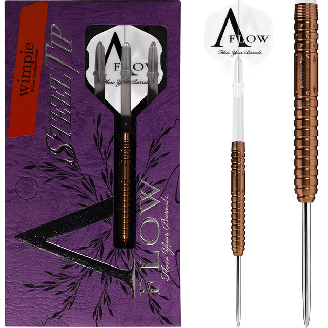 Dynasty Darts - Black Line CT - Steel Tip - Willem Mandigers - Wimpie - Bronze - 23g 23g