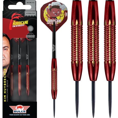 Bulls Kim Huybrechts Darts - Steel Tip - Shell Coated - Brass - The Hurricane - 21g 21g