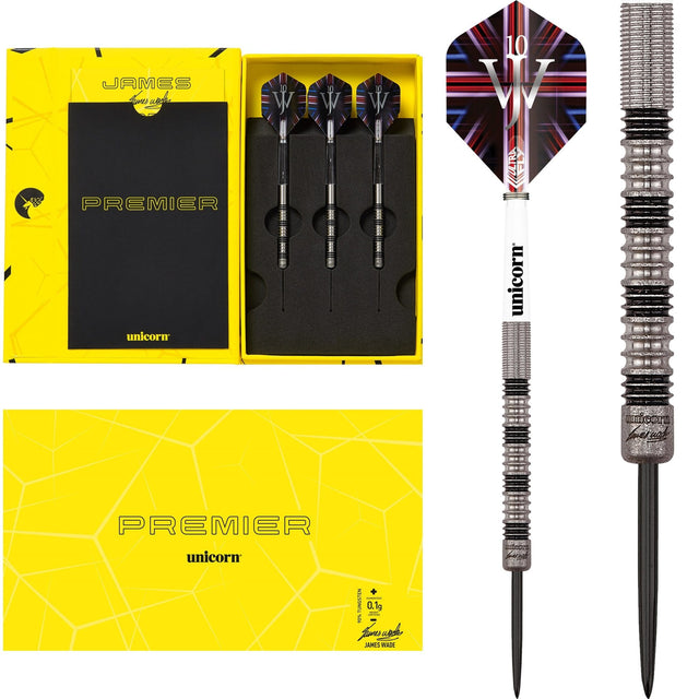 James Wade Darts - Unicorn Steel Tip - The Machine - Maestro Premier