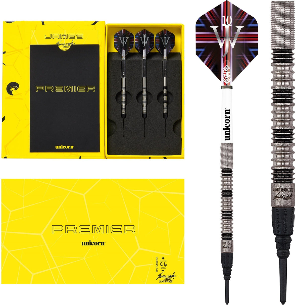 James Wade Darts - Unicorn Soft Tip - The Machine - Maestro Premier