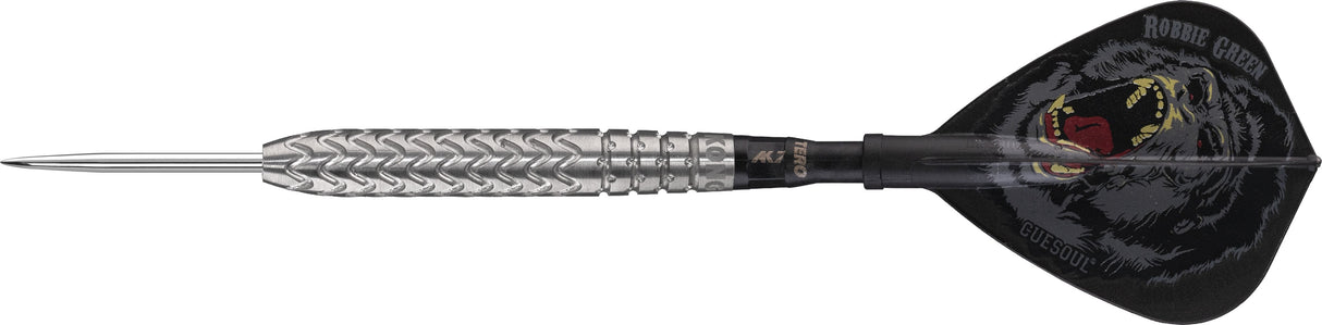 Cuesoul - Steel Tip Tungsten Darts - Robbie Green - Kong - Silver