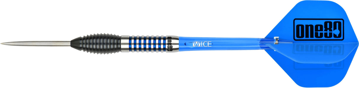 One80 Gary Stone Darts - Steel Tip - Black & Blue