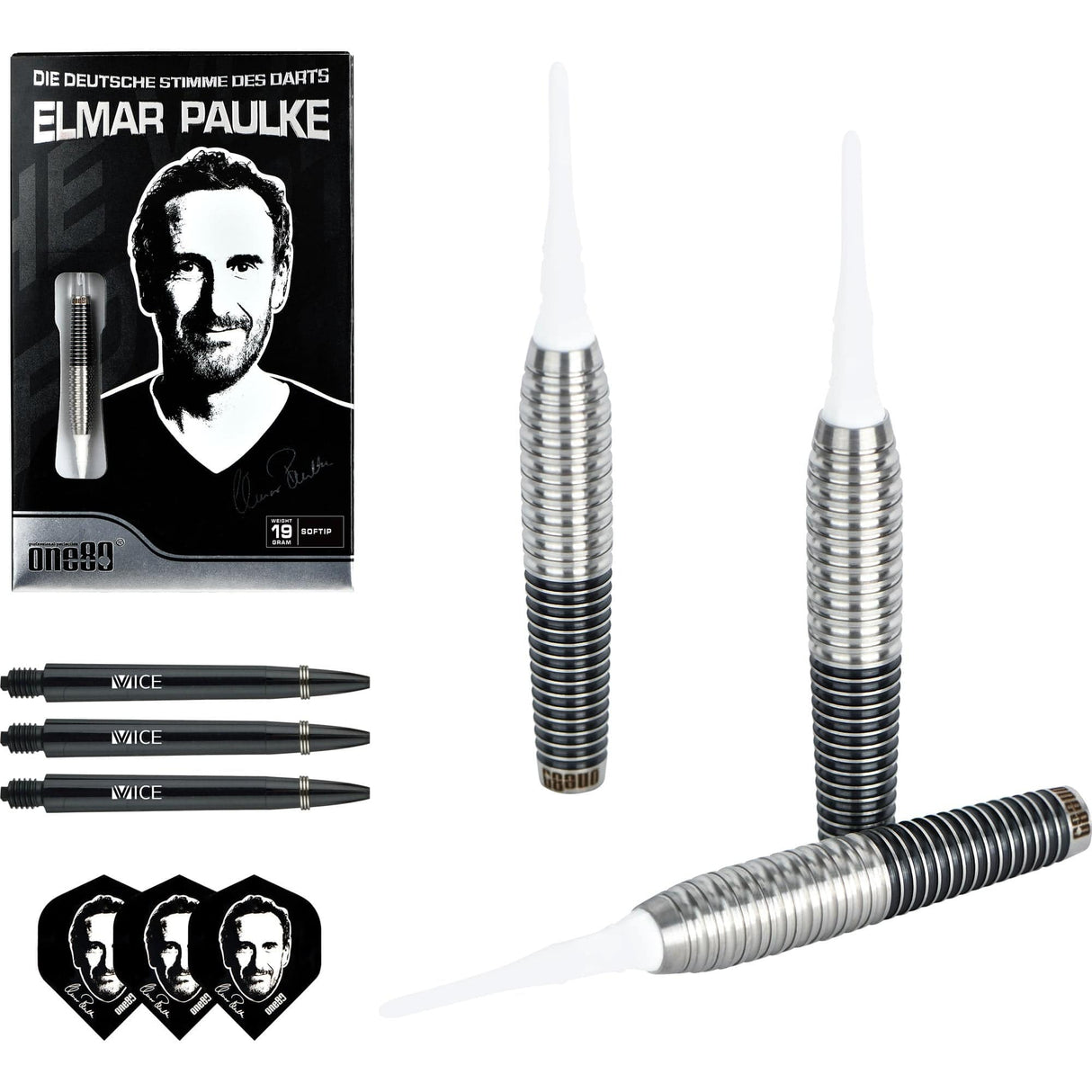 One80 Elmar Paulke Darts - Soft Tip - Signature 19g