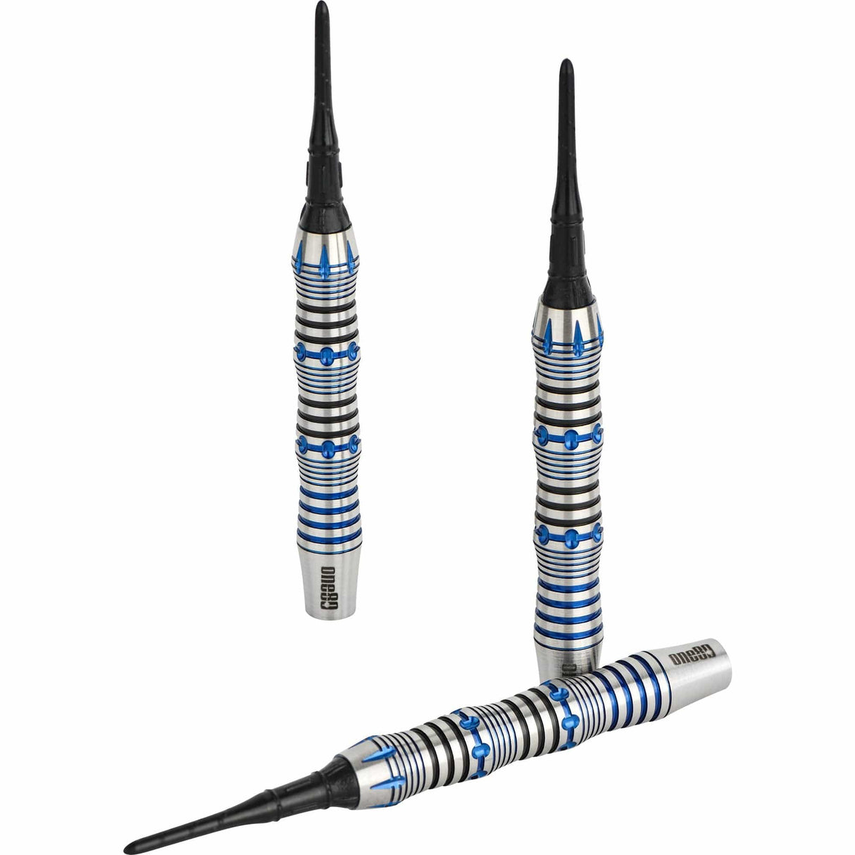 One80 Ascent Darts - Soft Tip - S02 - Black & Blue