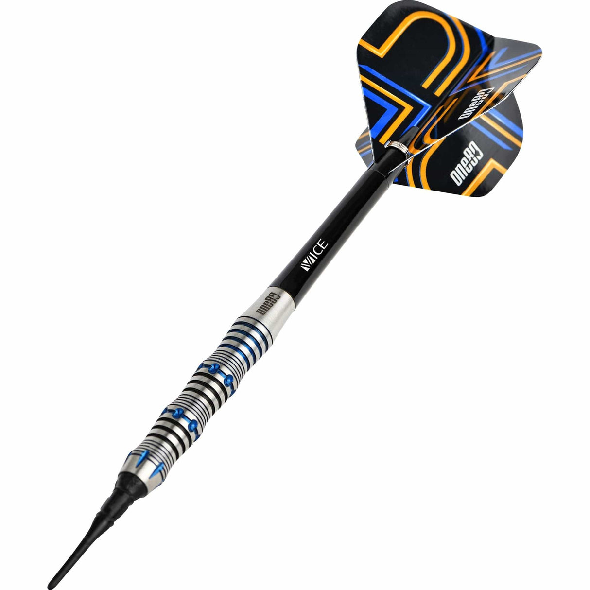 One80 Ascent Darts - Soft Tip - S02 - Black & Blue