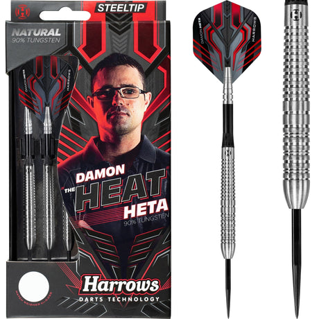 Harrows Damon Heta Darts - Steel Tip - The Heat - Natural 21g