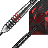 Darts Corner Astrofire Darts - Steel Tip - Ringed - Black & Red