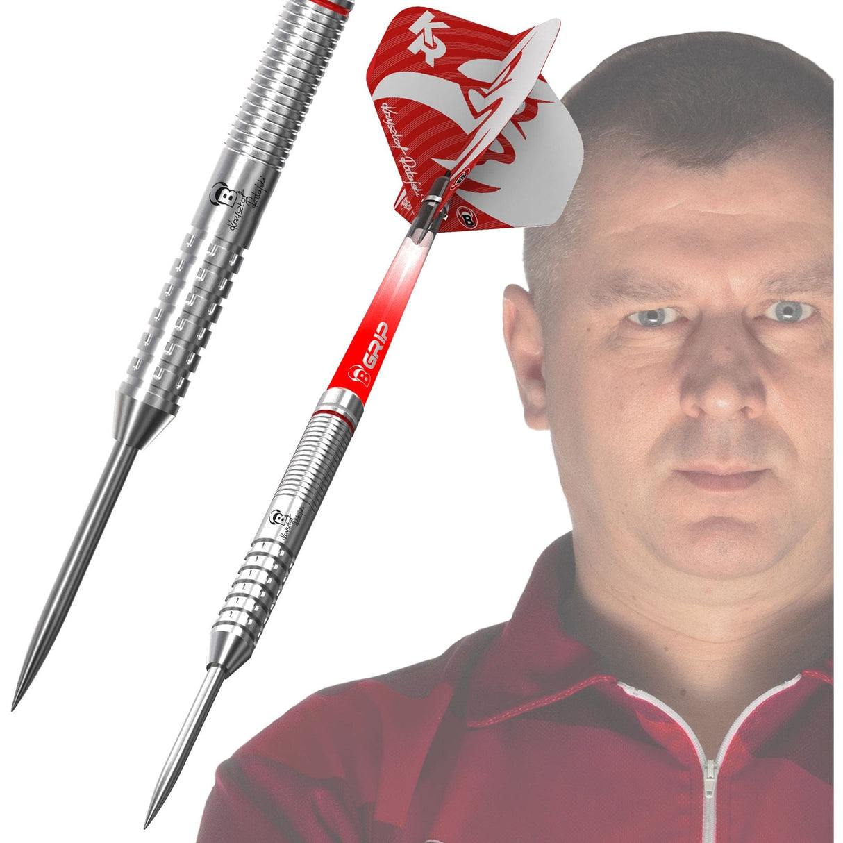 BULL'S Krzysztof Ratajski Darts - Steel Tip - The Polish Eagle - Original Generation 2