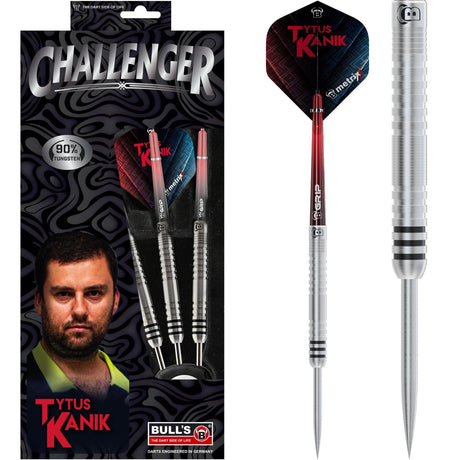 BULL'S Challenger Darts - Steel Tip - Tytus Kanik - 22g 22g