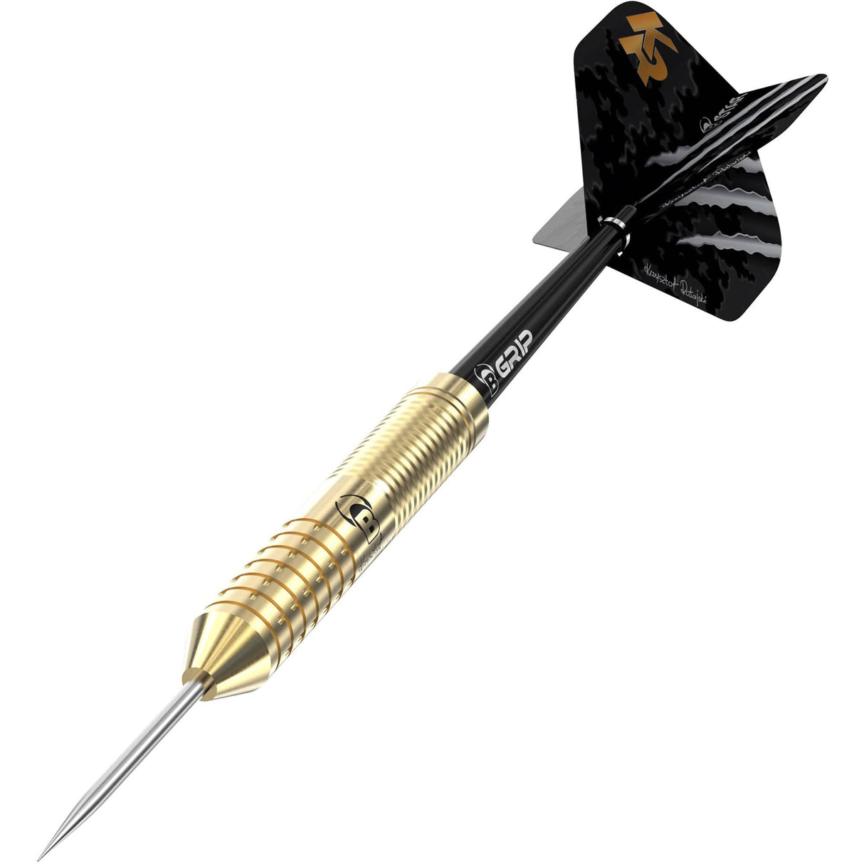 BULL'S Krzysztof Ratajski Darts - Steel Tip - The Polish Eagle - Brass - Gold