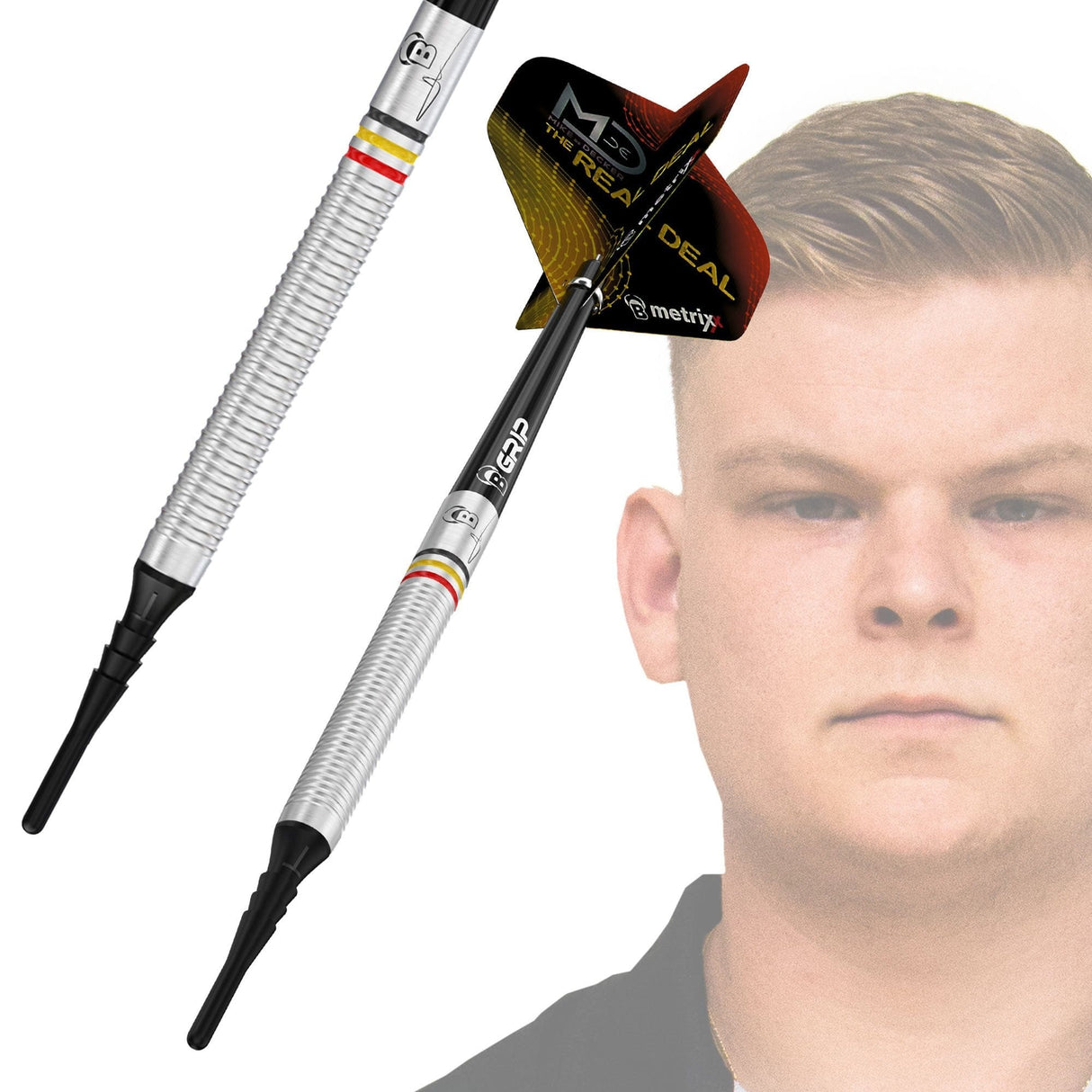 BULL'S Mike De Decker Darts - Soft Tip - The Real Deal 18g