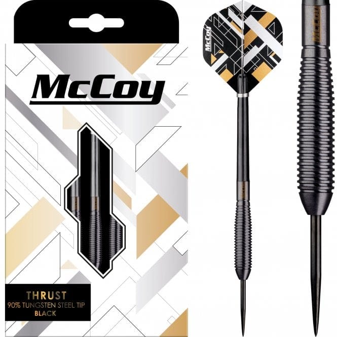 McCoy Thrust - 90% Steel Tip Tungsten - Black