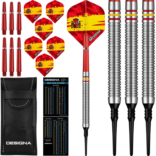 Designa Patriot-X Darts - Soft Tip - Spain 20g