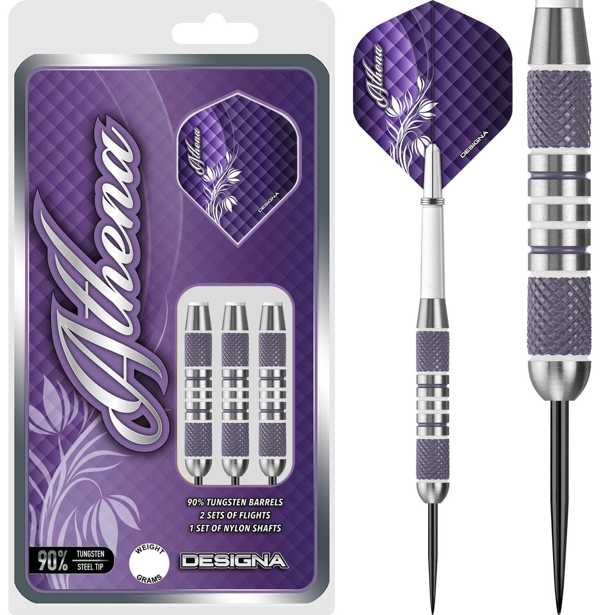 Designa Athena V2 Darts - Steel Tip - M3 24gPERS